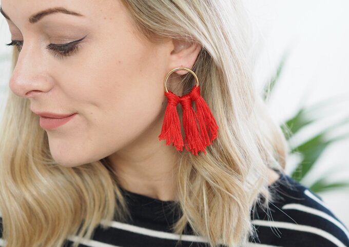 DIY Tassel Earrings 