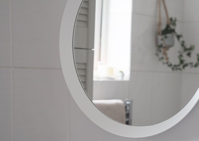 3 Easy Ways to Makeover your Bathroom on a Budget mirror