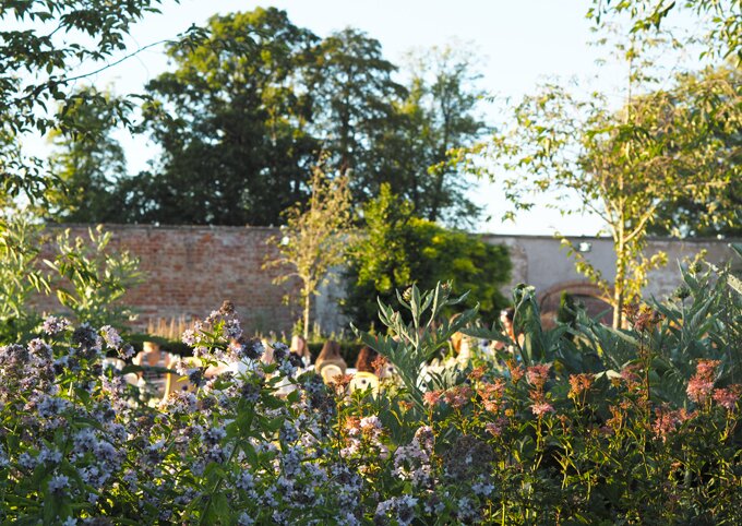 A couples weekend away at Wynyard Hall, Spa & Garden County Durham - walled garden view