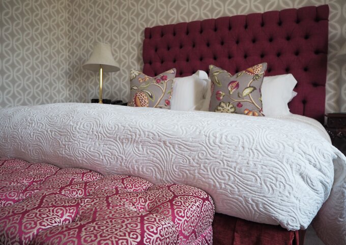 A couples weekend away at Wynyard Hall, Spa & Garden County Durham - king size bed in the executive suite